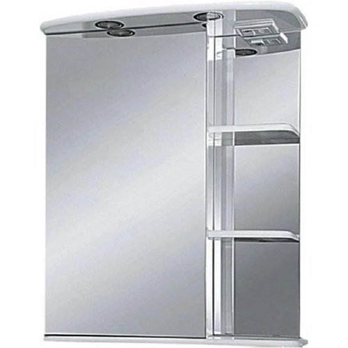 Зеркальный шкаф Misty Магнолия 60 L Э-Маг04060-01СвЛ с подсветкой Белое