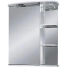 Зеркальный шкаф Misty Магнолия 60 L Э-Маг04060-01СвЛ с подсветкой Белое