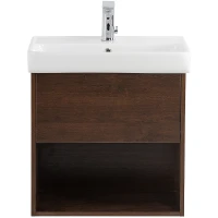 Тумба под раковину BelBagno Neon 60 NEON-600-1C-SO-RS подвесная Rovere Scuro МДФ / ЛДСП
