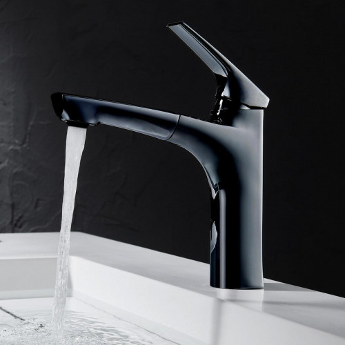 Смеситель для раковины Black&amp;White Universe UK7901B 7901B Черный матовый