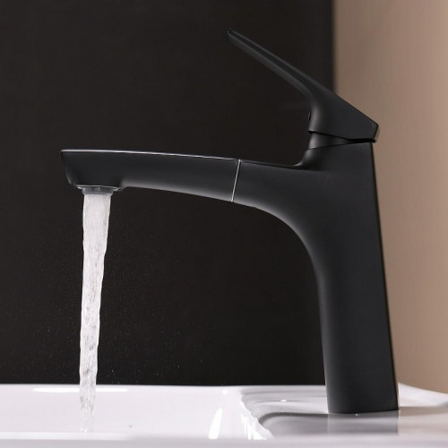 Смеситель для раковины Black&amp;White Universe UK7901B 7901B Черный матовый