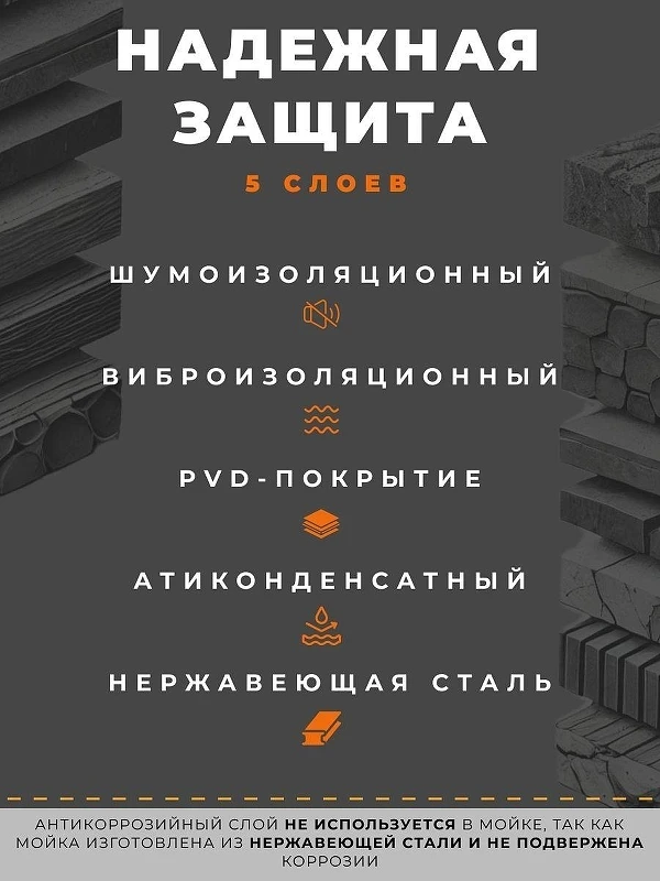 Кухонная мойка Wisent 78 WB28-12/WGER013 цвет Бело-черный мрамор