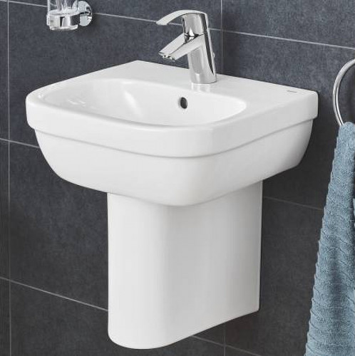 Раковина Grohe Euro Ceramic 45 39324000 Белая фаянс подвесная