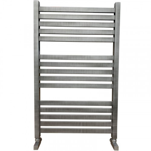 Водяной полотенцесушитель Ника Modern ЛМ 6 100x50 Matt antique silver 15 перекладин нержавеющая сталь