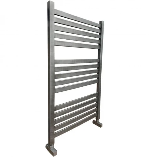 Водяной полотенцесушитель Ника Modern ЛМ 6 100x50 Matt antique silver 15 перекладин нержавеющая сталь
