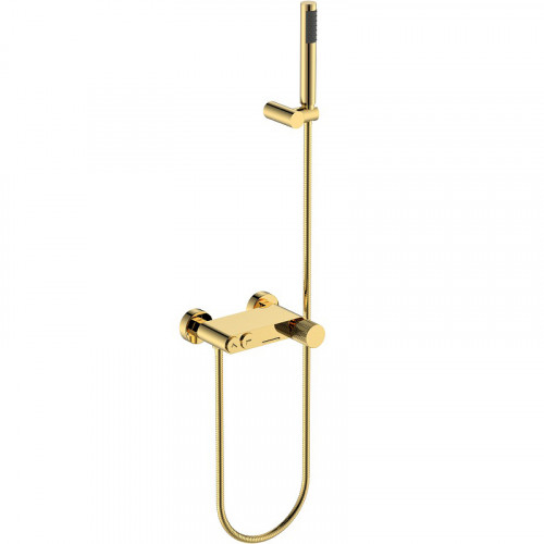 Смеситель для ванны Boheme Stick 123-GG.3 Золото латунь на стену