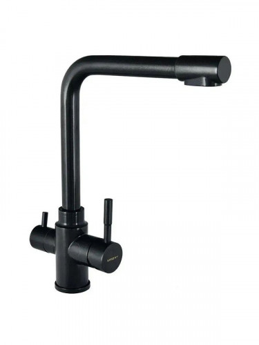 Смеситель для кухни Wisent W4355-3-25 цвет Оникс