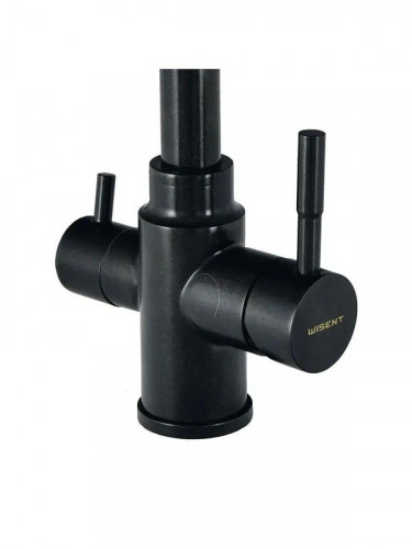 Смеситель для кухни Wisent W4355-3-25 цвет Оникс