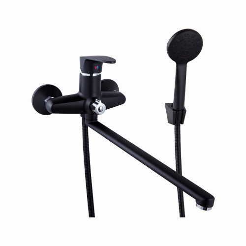 Смеситель для ванны Plstart PL2205-7 универсальный цвет Черный