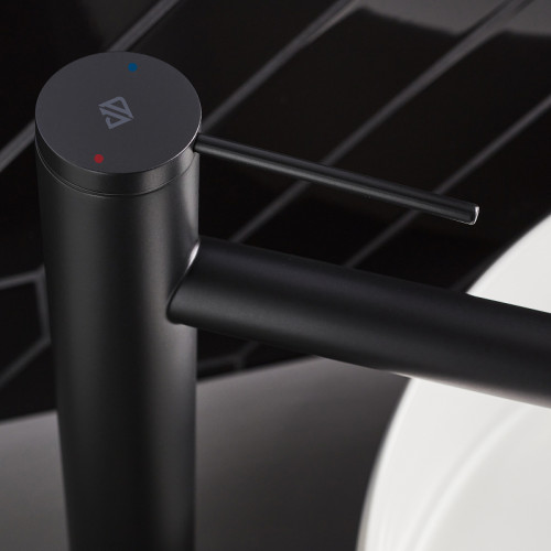 Смеситель для раковины Jacob Delafon Grands Boulevards E77959-4AND-BL Черный матовый латунь