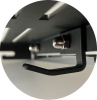 Металлическая полка Ravak Slim S X07P649 Черная