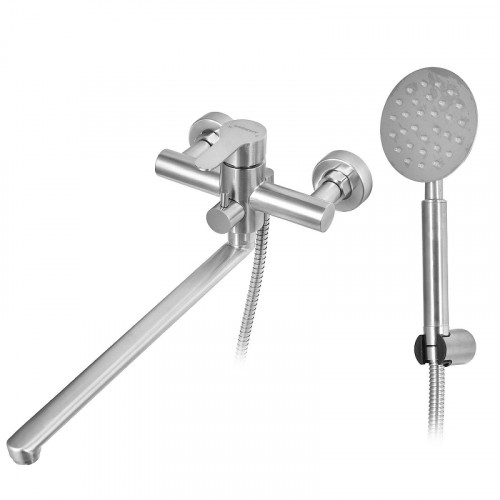 Смеситель для ванны Wisent WP722-003 универсальный цвет Сатин