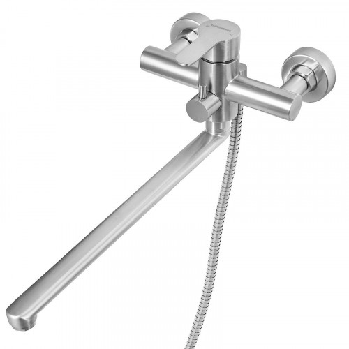 Смеситель для ванны Wisent WP722-003 универсальный цвет Сатин