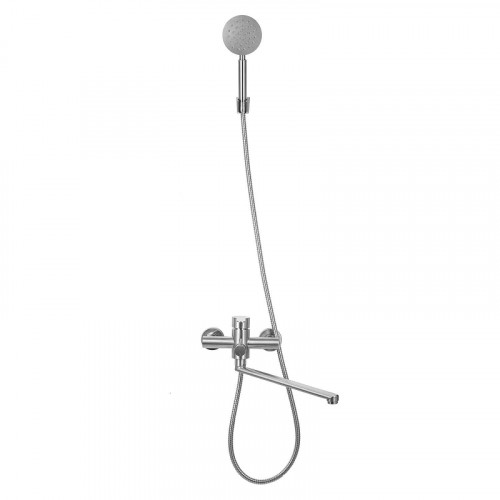 Смеситель для ванны Wisent WP722-003 универсальный цвет Сатин