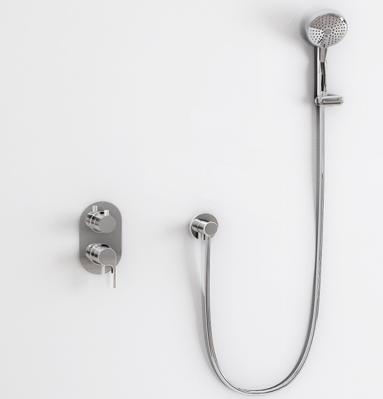 Смеситель для душа Webert DoReMi DR860101015 Хром глянцевый встраиваемый