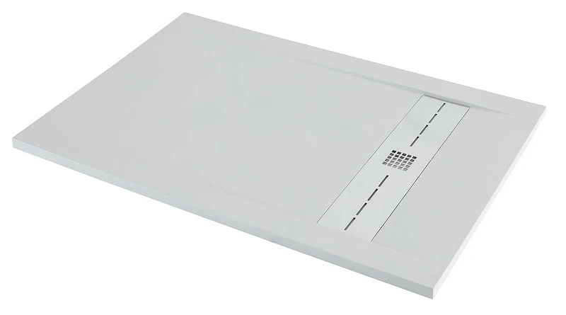 Душевой поддон из искусственного камня Allen Brau Infinity 140x80 8.21004-21 Белый камень