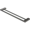 Полотенцедержатель Cezares Slider SLIDER-THD-60-GM двойной Оружейная сталь