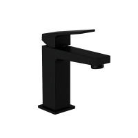 Смеситель для раковины Vitra Minimax Square A4372036EXP цвет Черный матовый