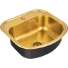 Кухонная мойка ZorG PVD Bronze 47 SZR 4749 BRONZE Бронза нержавеющая сталь встраиваемый