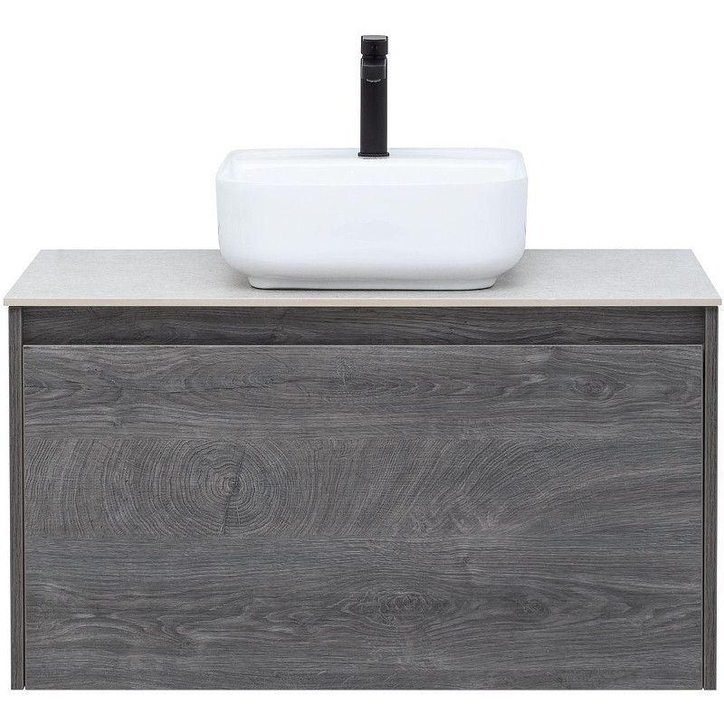 Тумба под раковину Aquanet Nova Lite 90 242269 подвесная Дуб рошелье МДФ / ЛДСП