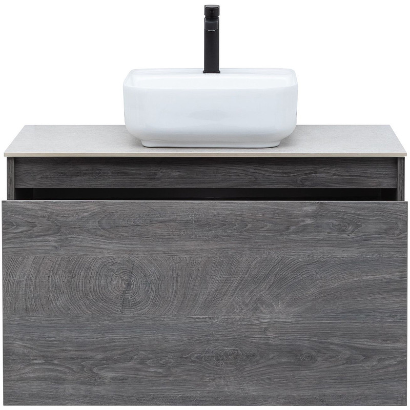 Тумба под раковину Aquanet Nova Lite 90 242269 подвесная Дуб рошелье МДФ / ЛДСП