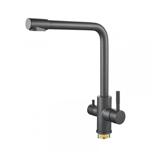 Смеситель для кухни Shevanik S868T цвет Оружейная сталь