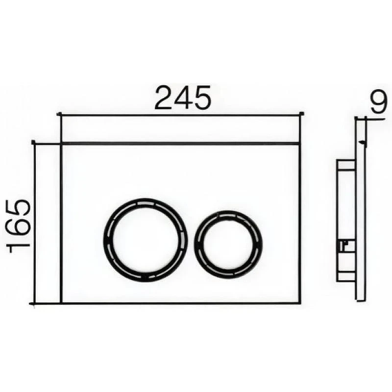 Комплект унитаза с инсталляцией WeltWasser AMBERG 506 + MERZBACH 043 XL MT-BL + AMBERG RD-WT 10000014120 цвет Черный матовый с сиденьем Микролифт и клавишей смыва цвет Белый