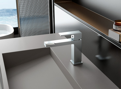 Смеситель для раковины Belz B613 B10613 Хром латунь