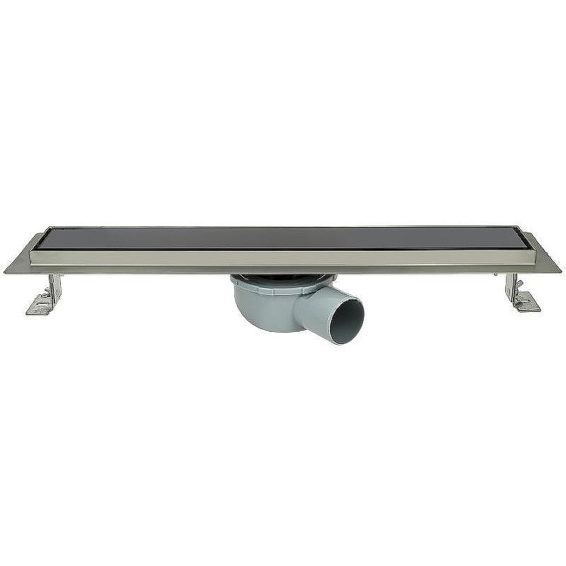 Душевой лоток ALMAes Laguna 80 LG80BL с Черной решеткой