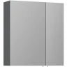 Зеркальный шкаф Orka Likya 60 3006917 с подсветкой Антрацит матовый МДФ / ЛДСП, стекло