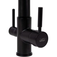 Смеситель для кухни Viko V-5602 Черный матовый латунь