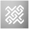 Душевой трап Berges Zentrum Antik 100x100 090464 с решеткой Хром матовый