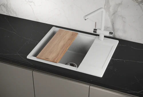 Кухонная мойка Granula Estetica 62 6202 цвет Арктик