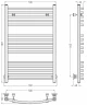 Водяной полотенцесушитель Сунержа Аркус 80x50 032-0251-8050 цвет Матовое золото