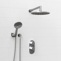 Душевая система WasserKRAFT Berkel A16030 Thermo с термостатом Хром латунь встраиваемый