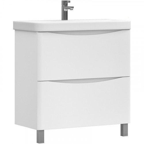 Тумба под раковину Vigo Glem 80 tn.GLE.9595.80.2Y Белая МДФ / ЛДСП