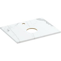 Столешница под раковину Cersanit Stone 60 63856 Белая матовая искусственный камень (литьевой мрамор)