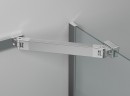 Душевой уголок Ambassador Diamond 100х100 12011102 профиль Хром стекло прозрачное