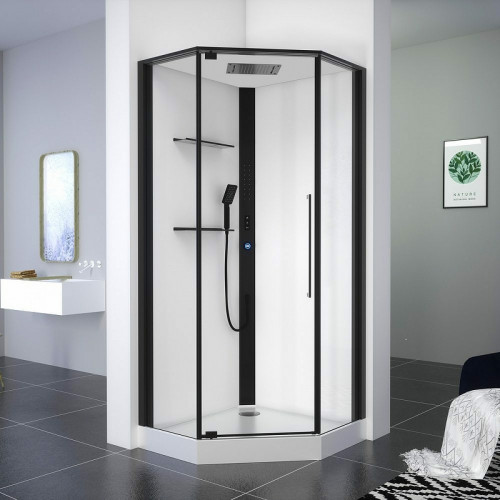 Душевая кабина Black&amp;White Galaxy G8036 100x100 8036000 с гидромассажем