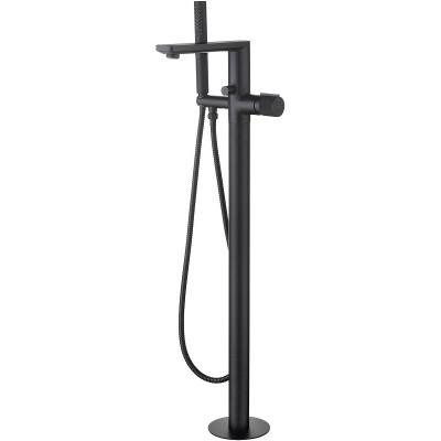 Смеситель для ванны Allen Brau Liberty 5.33012-31 Черный матовый латунь на пол