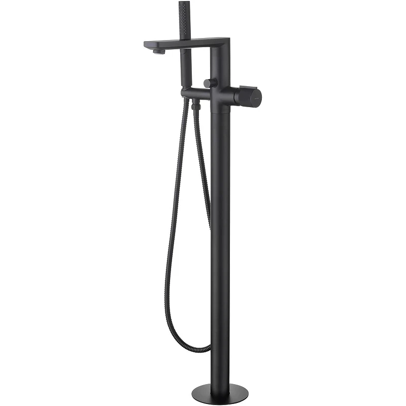 Смеситель для ванны Allen Brau Liberty 5.33012-31 Черный матовый латунь на пол
