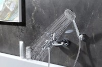 Смеситель для ванны Lemark Atlantiss LM3254C Хром латунь на стену