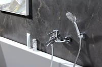 Смеситель для ванны Lemark Atlantiss LM3254C Хром латунь на стену
