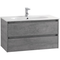 Тумба под раковину BelBagno Kraft 80 KRAFT-800-2C-SO-CG подвесная Cemento Grigio МДФ / ЛДСП