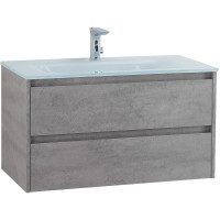 Тумба под раковину BelBagno Kraft 80 KRAFT-800-2C-SO-CG подвесная Cemento Grigio МДФ / ЛДСП