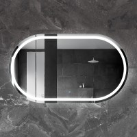 Зеркало Cezares Giubileo 140 CZR-SPC-GIUBILEO-1400-800-TCH-WARM с подсветкой с сенсорным выключателем и подогревом стекло