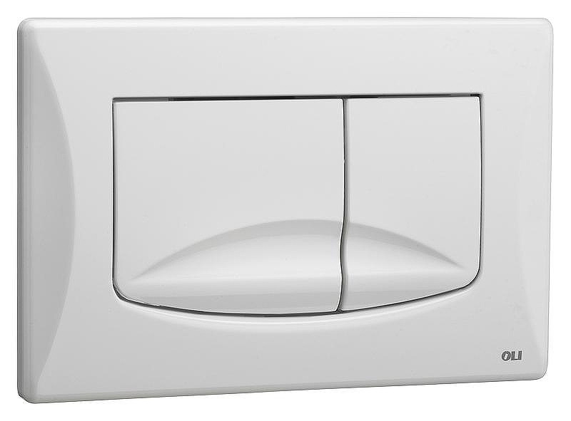 Кнопка смыва для инсталляции Oli River Dual 638501 Белая