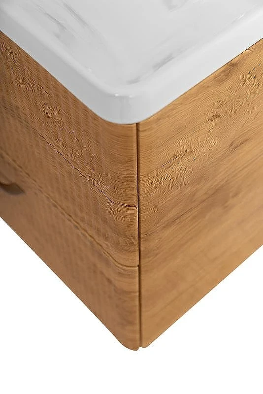 Тумба под раковину BelBagno Due 60 DUE-600-2C-SO-RN-P подвесная Rovere Nature