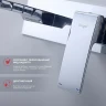 Смеситель для раковины Raglo R01.11 Хром латунь встраиваемый