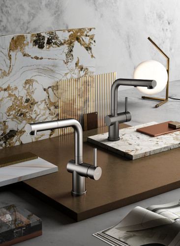 Смеситель для кухни Raglo R86.49.09 Графит матовый латунь